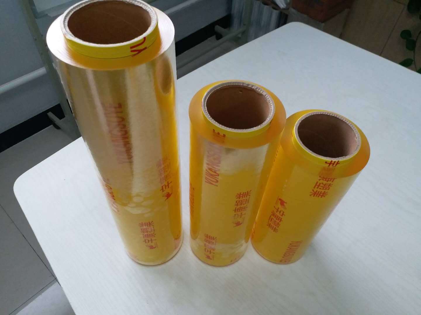 hot sale PVC  polyethylene transparent plastic release  sheet shrink film roll with moisture