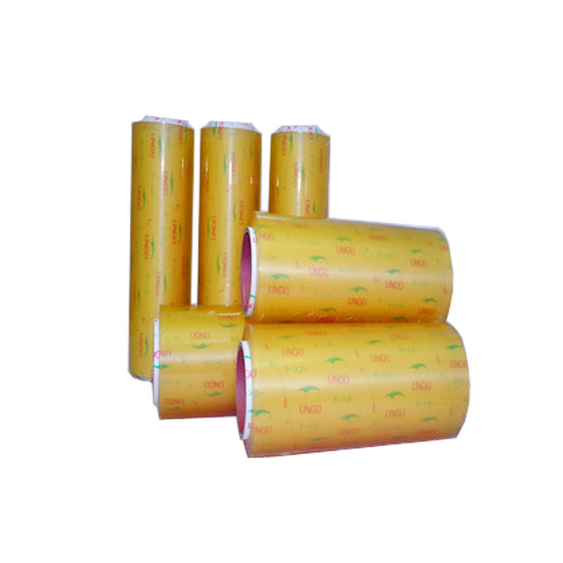 PVC Vinyl Film Roll Food Grade Plastic Wrap Microwave-safe Clear Plastic Film Self-adhesive Airtight Packing Shrink Wrap Film