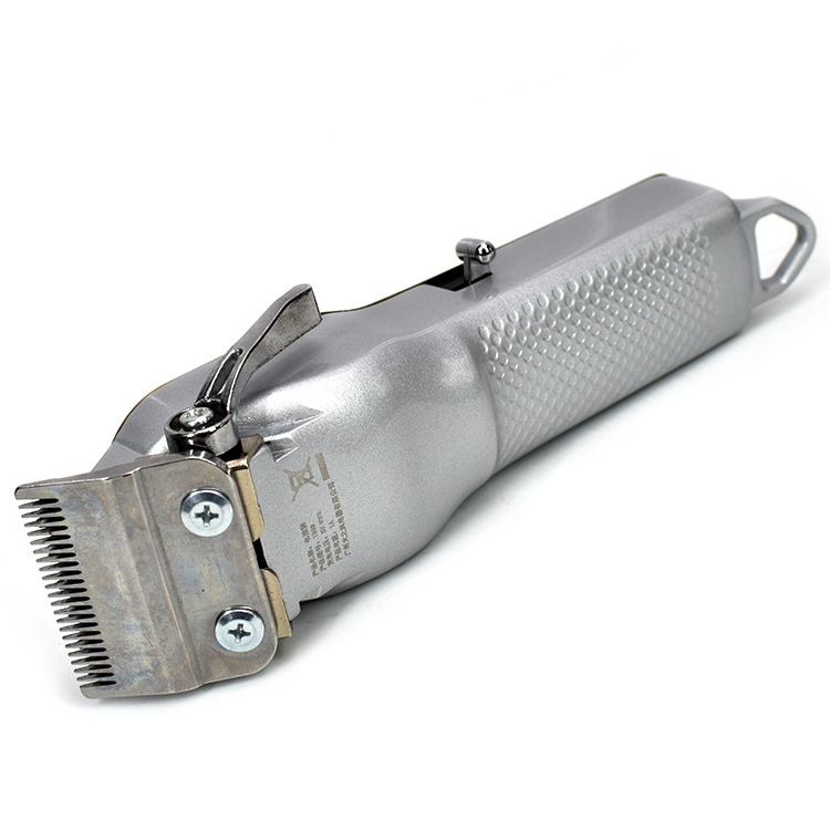 New Barber All-Metal Design Trimmer Men Barber Clipper Electric Hair Clipper Cordless Metal Hair Clipper