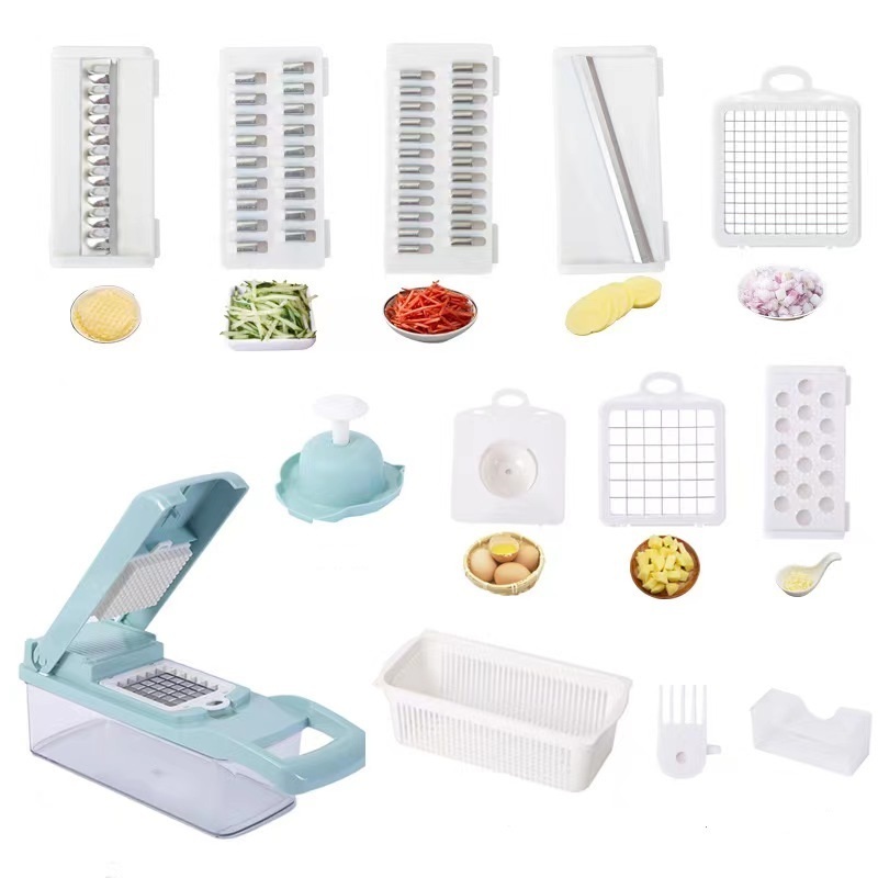 Hot Selling Kitchen Multifunctional  Fullstar Vegetable Chopper  15 In 1 Kitchen Gadgets