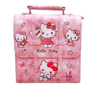 2024 children school bags hello kitty backpacks girls cute PU backpacks