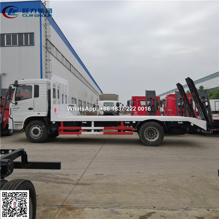 Hongyan Genpaw 4x2 15 tons 20 tons excavator carrier selfloader flatbed truck