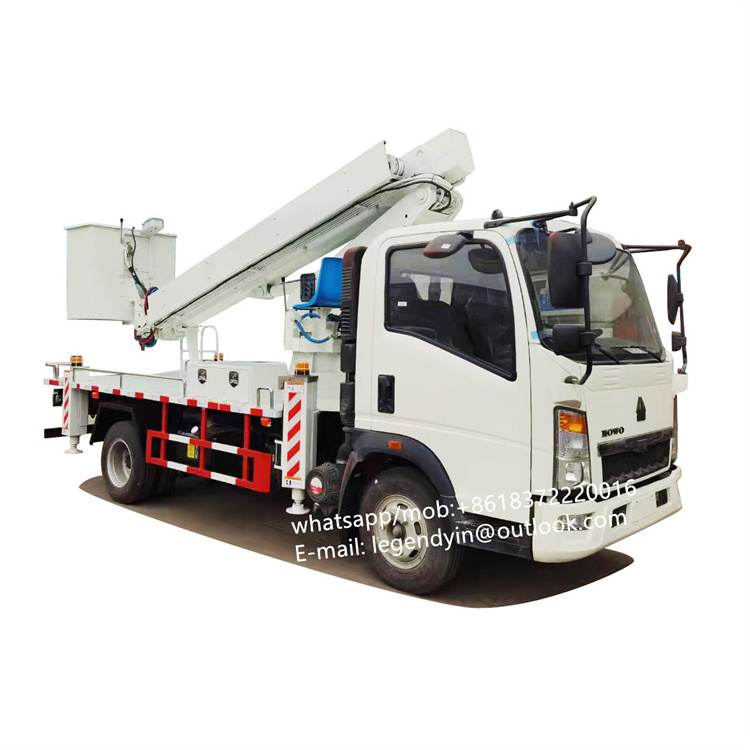 Sinotruk HOWO 6W 14 16m Aerial Truck 50 ft New Insulated Bucket Lift Work Platform Truck