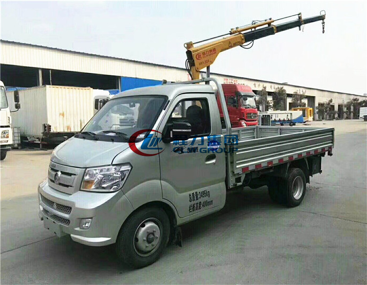 1 tons 1.3 tons 1.8ton mini light truck mounted crane pickup car crane 4 section folding boom