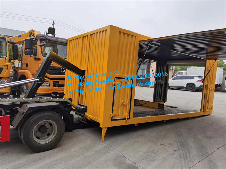 Foton 3 ton 4 ton auto rescue customized box type low bed wrecker tow truck for sale