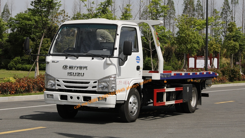 ISUZU wrecker tow truck 4x2 kv100p 600p 700p 3ton 5ton tow wrecker truck china rollback wrecker beds truck