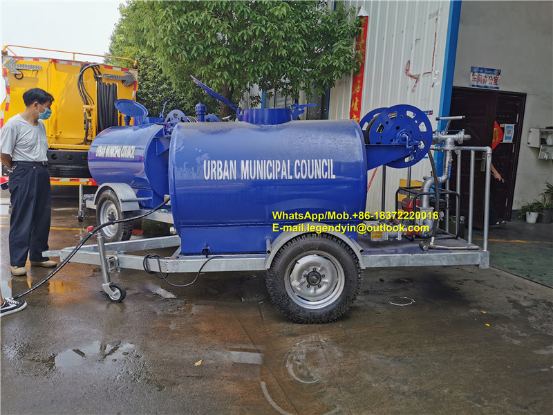 Agriculture 1m3 1.5m3 2m3 4m3 5m3 small water bowser tank trailer