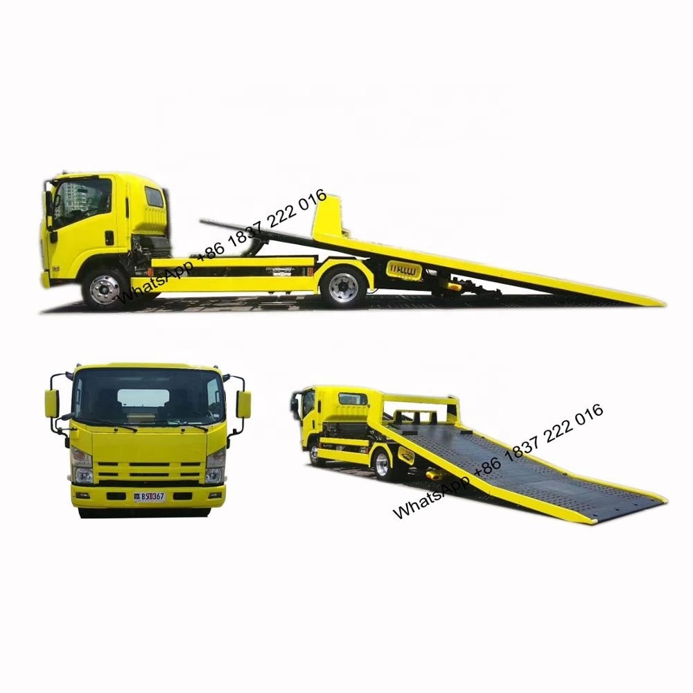 Japan ISUZU 700P 5 tons 6 tons wrecker tow truck for sale