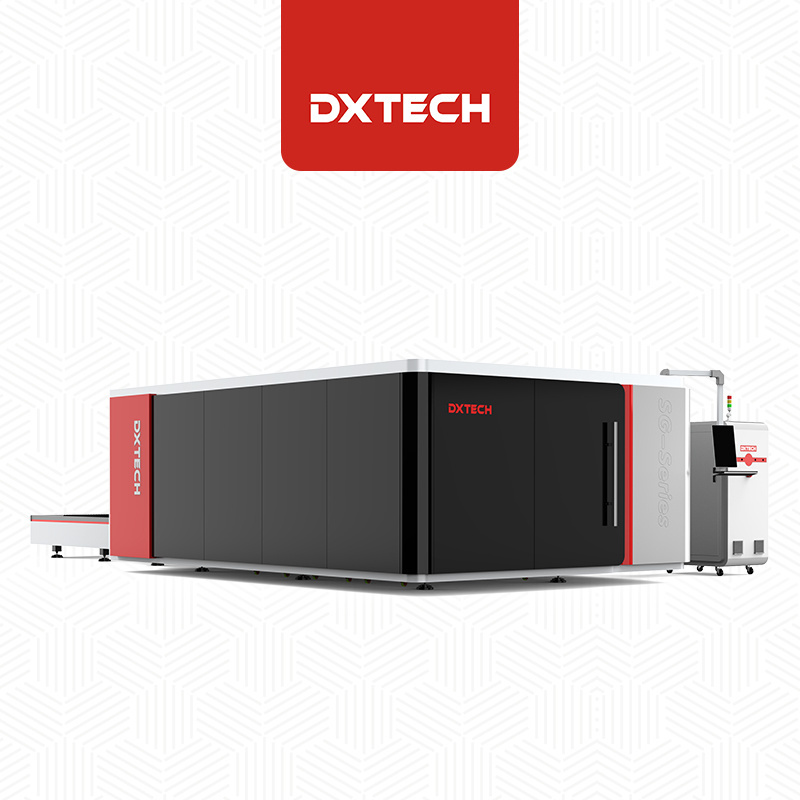 Dxtech Upgrade 6000 Watt Sheet Metal 20mm Mild Steel Aluminum Fiber Laser Cutting Machine