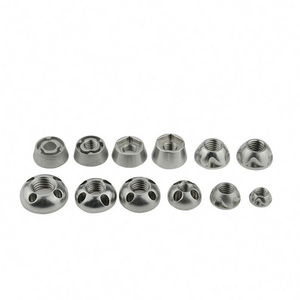 anti-theft nuts bolts tri groove nut made with carbon steel stainless steel