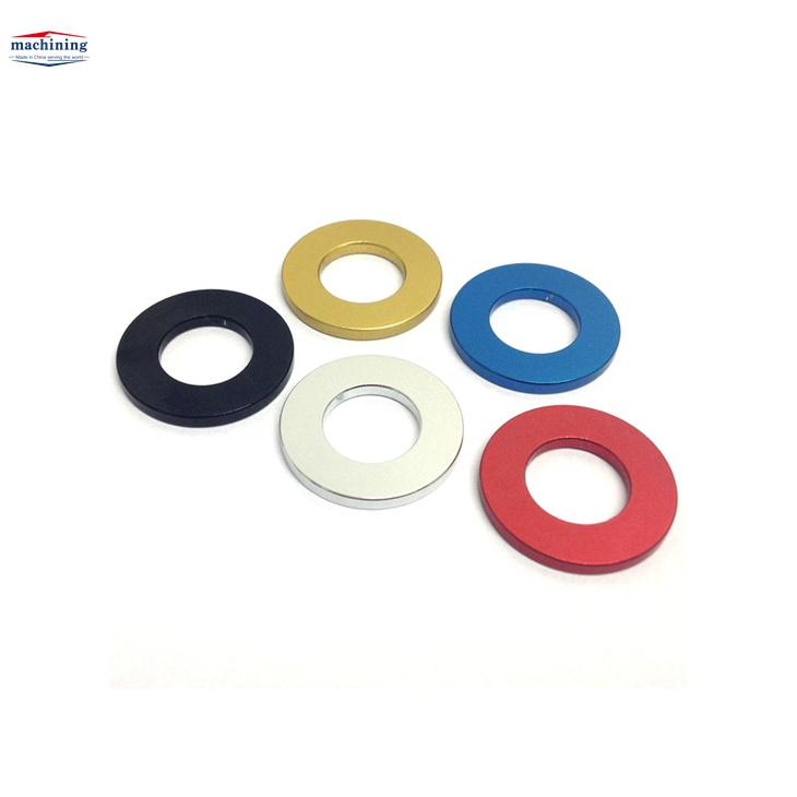 High performance customized round head anodized gasket metal aluminum crush washer oil drain plug gasket 14mm aluminum countersu