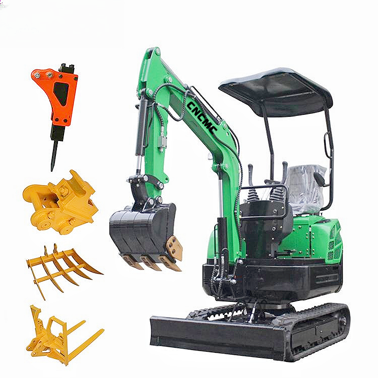 EPA EURO 5 rubber track excavator Sinomach CNCMC TE13 1 ton 1.3 ton mini excavator mini digger bagger 1 ton excavator