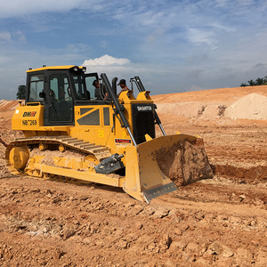 Full Hydraulic Bulldozer Winch 170hp Crawler SHANTUI Bulldozer Tracks DH17