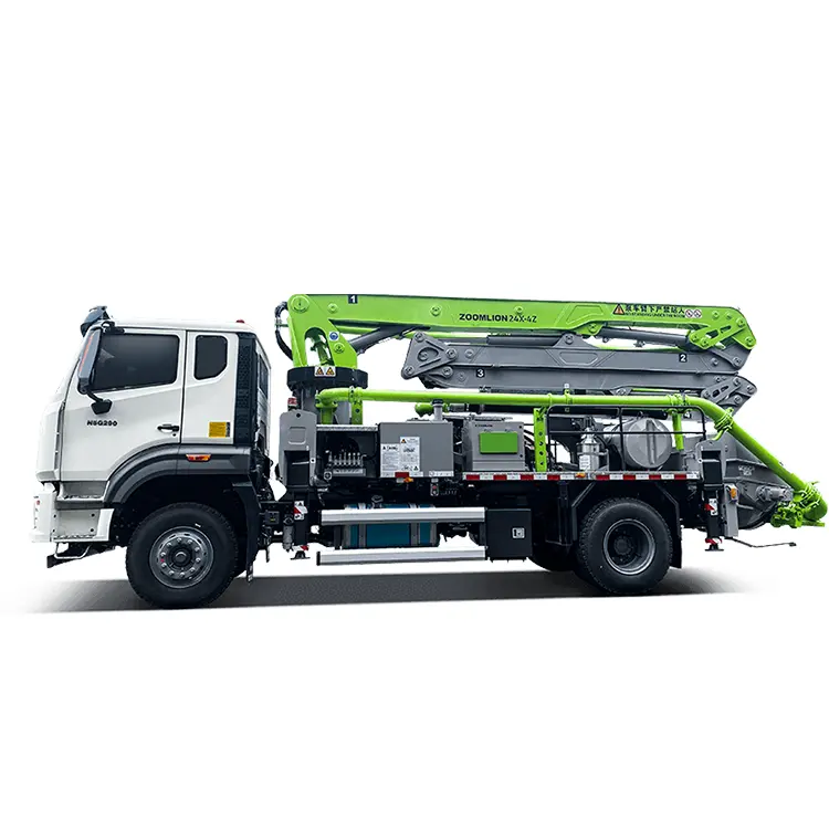 Factory authorized dealer Zoomlion 24X-4Z Two-axles Truck mounted Concrete Pump Concrete Machinery 24m Concrete Pump