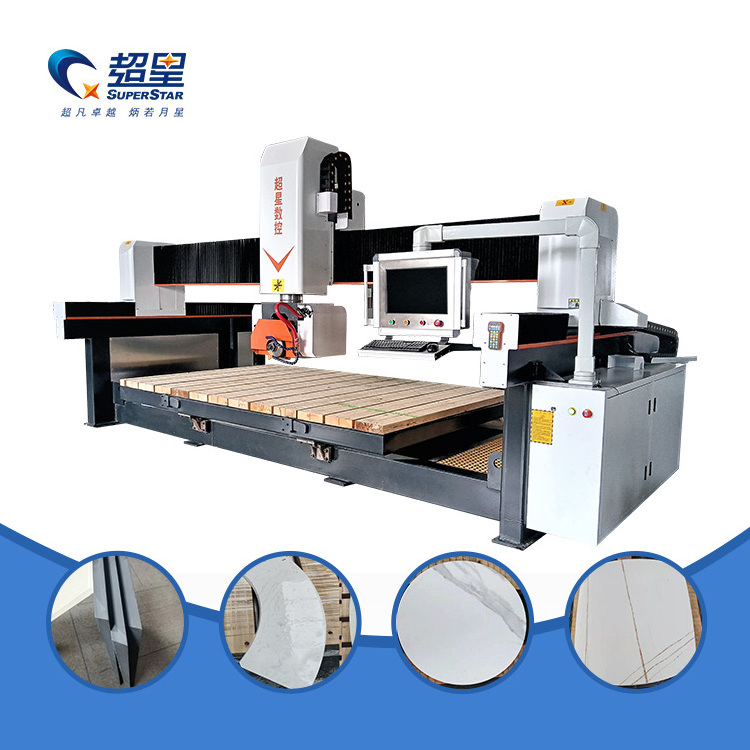 2024 Hot sale four-axis bridge saw stone cutting machine marble cutting cnc