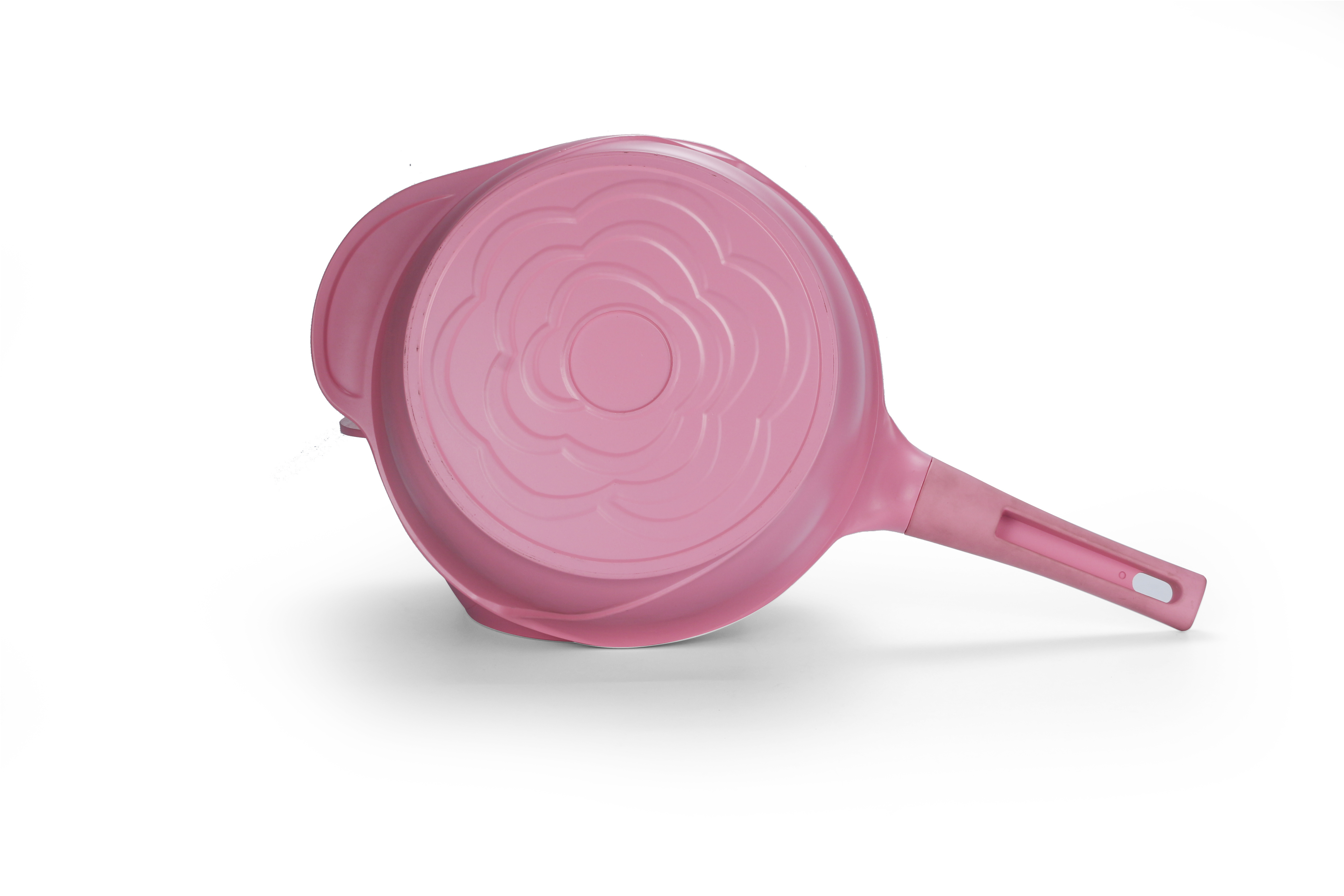 APEO PFOA Free Pink Frying Pan Cookware Sets Nonstick Egg Pans Fry Cookware