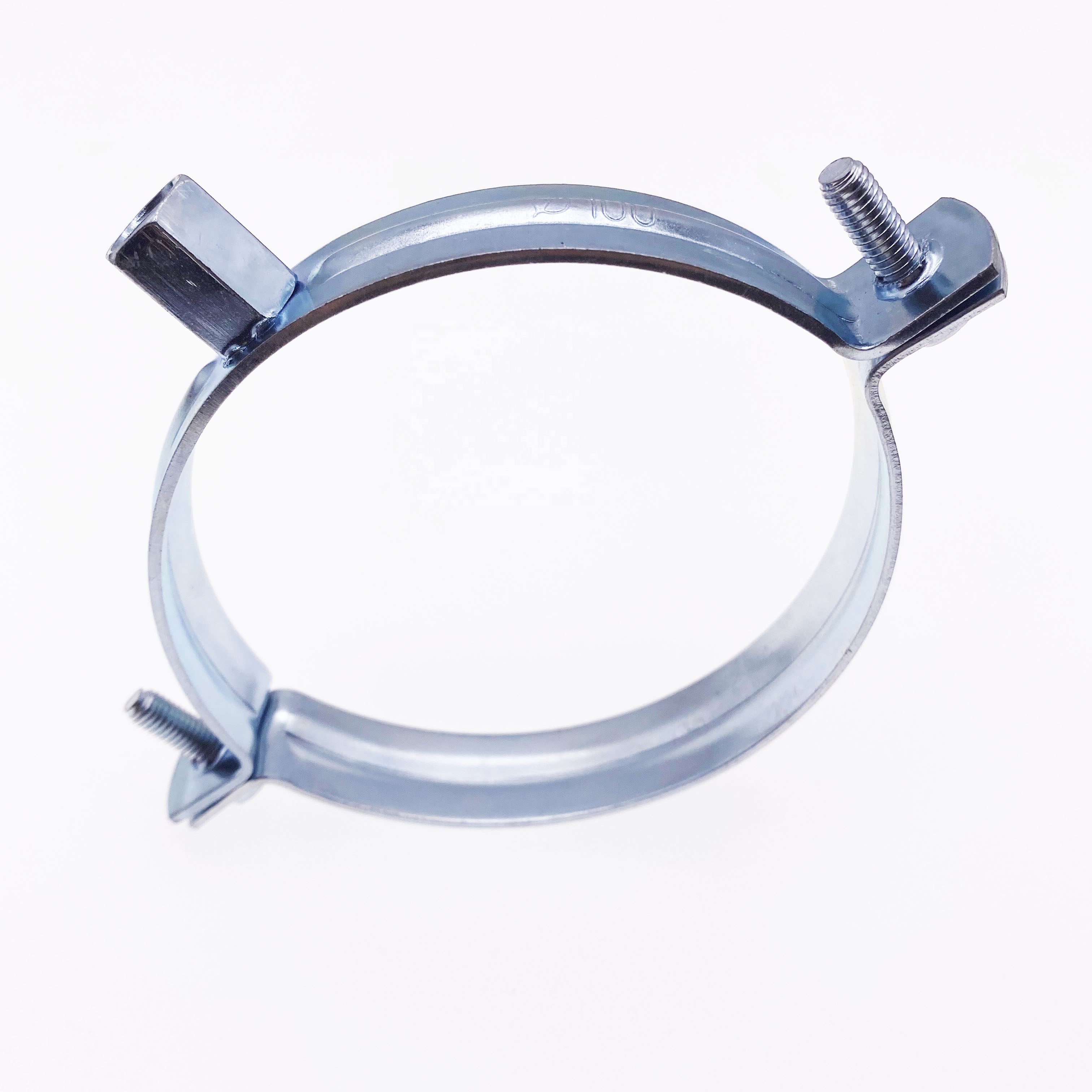 Galvanized Steel Zinc Plated Pipe Clamp Fitting 83mm pipe clamp bracket