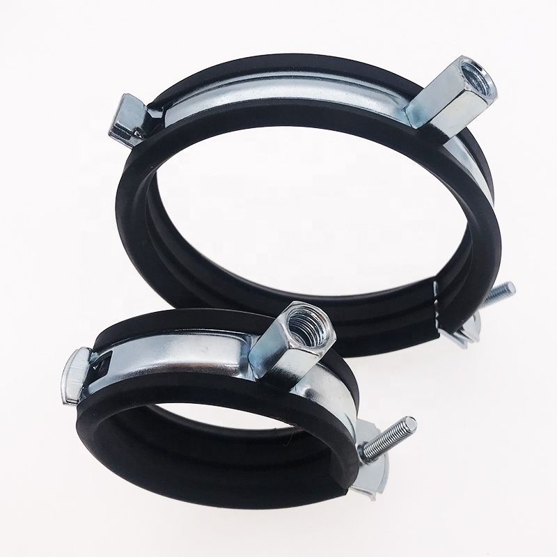 Galvanized Pipe Clips Jili Factory Wall Mount Heating Pipe Clamps Cast Iron Quick Release Pipe Clamps