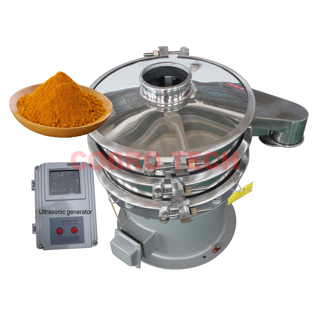 Automatic Flour Sieving Sifting Machine Soy Sauce Circular Vibrator Screen Sieve Sifter Screening Machine for Plastic Granule