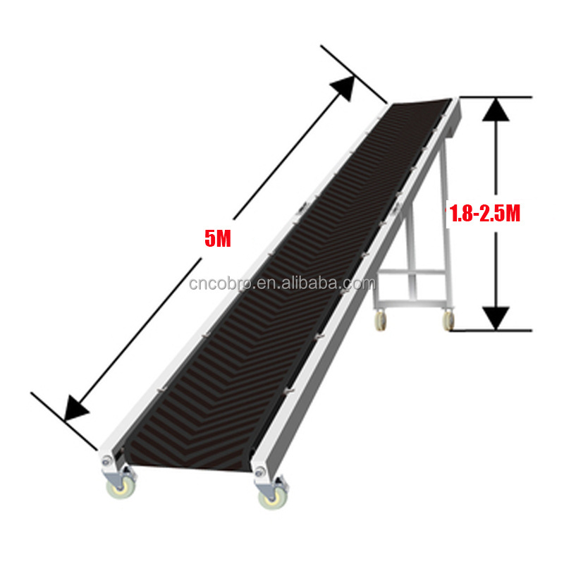 Portable gravel rubber belt conveyor conveying equipment for sand/mining/stone