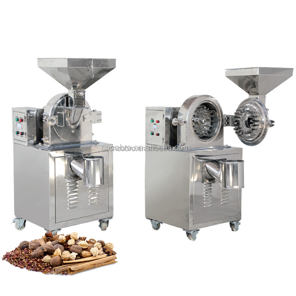 rice sugar turmeric chili crusher powder grinder universal pulverizer spice crushing machine