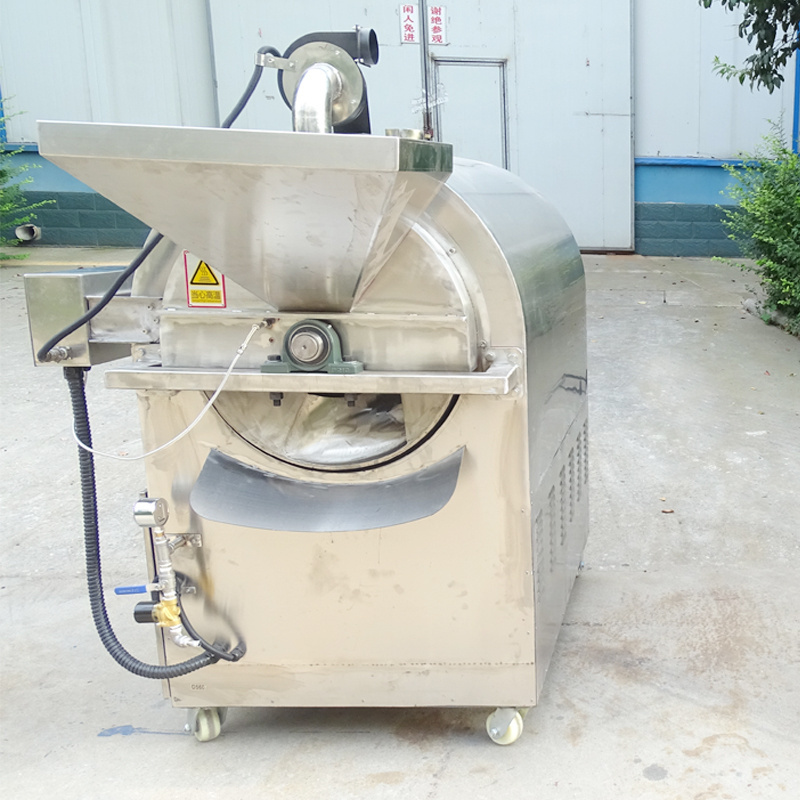 High-quality stainless steel drum roasting machine 35-50kg/drum for cashew nut/chestnut/hazelnut with gas/electric heating types