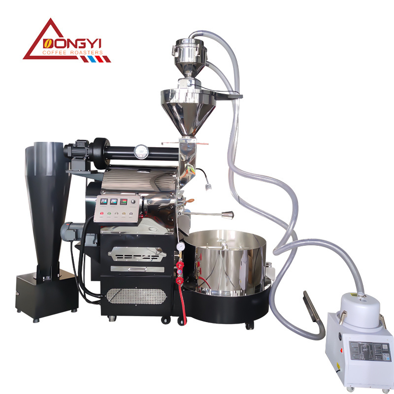 Dongyi Factory direct sale automatic 10kg 20kg shop coffee roaster burner Machine commercial/infrared coffee roaster