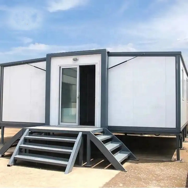 Prefabricated Temporary Hospital Restaurant Container House Modular Extendable for Office Building