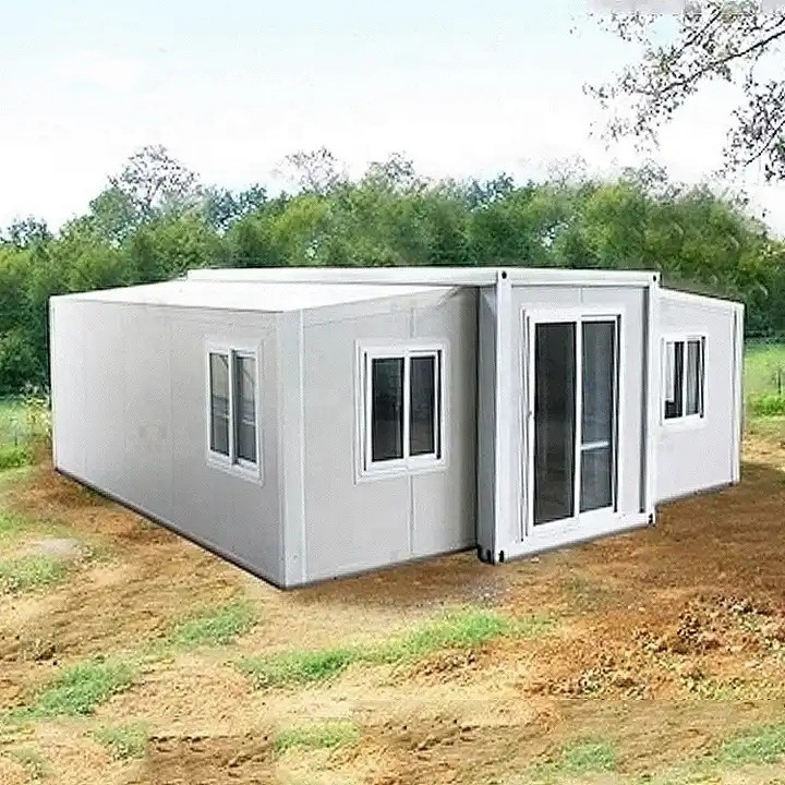 Prefabricated Temporary Hospital Restaurant Container House Modular Extendable for Office Building