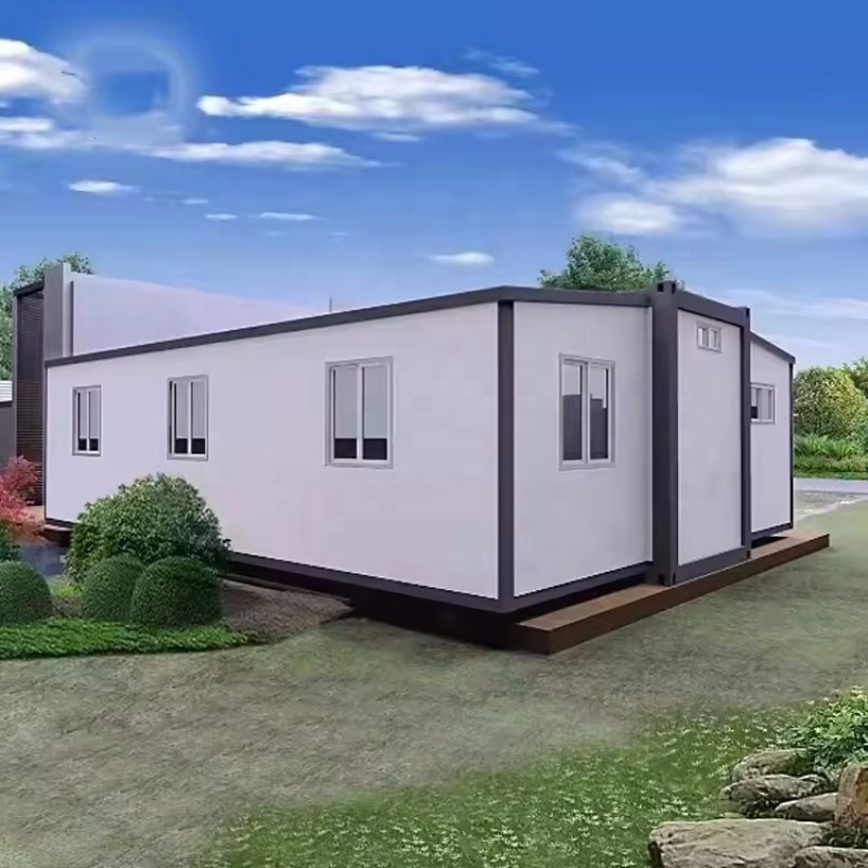 Prefabricated Temporary Hospital Restaurant Container House Modular Extendable for Office Building