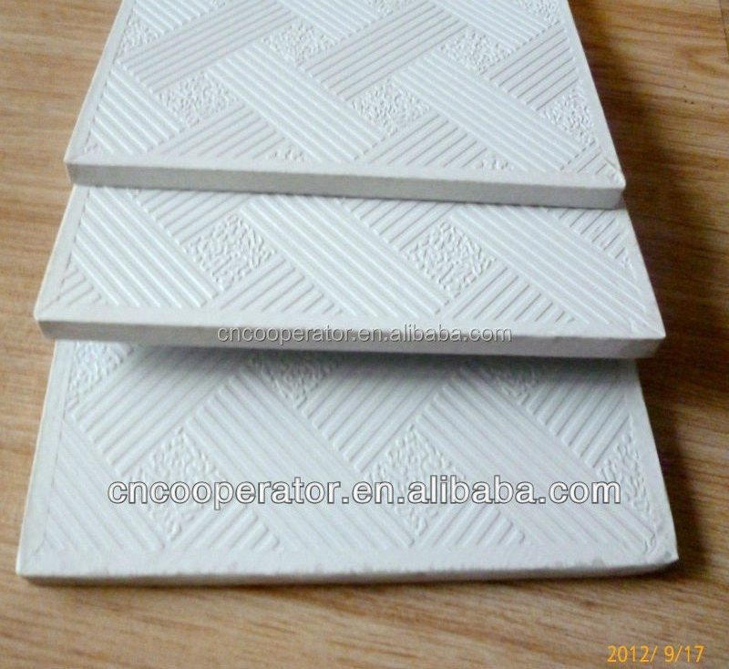 Different types of ceiling board/pvc gypsum ceiling board