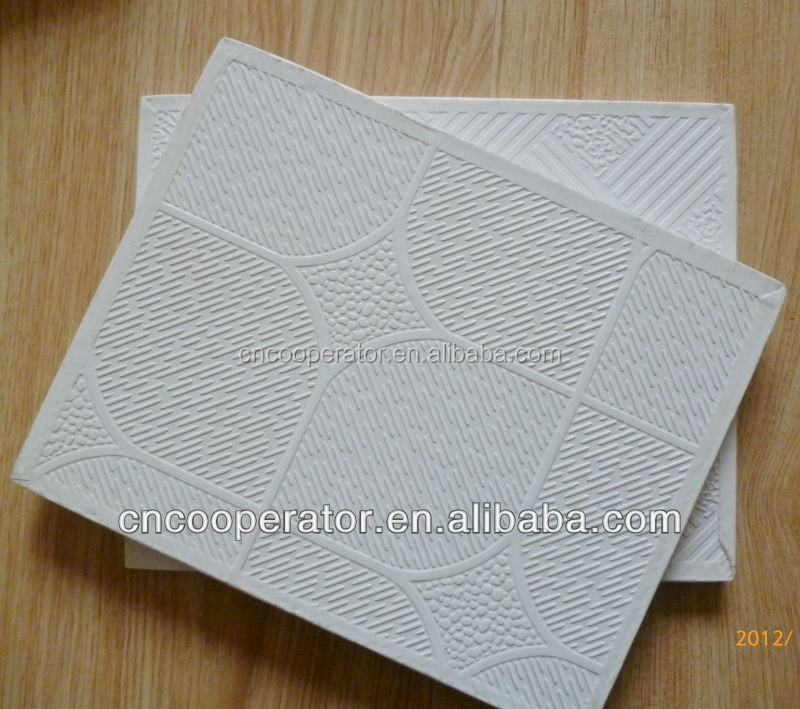 Different types of ceiling board/pvc gypsum ceiling board