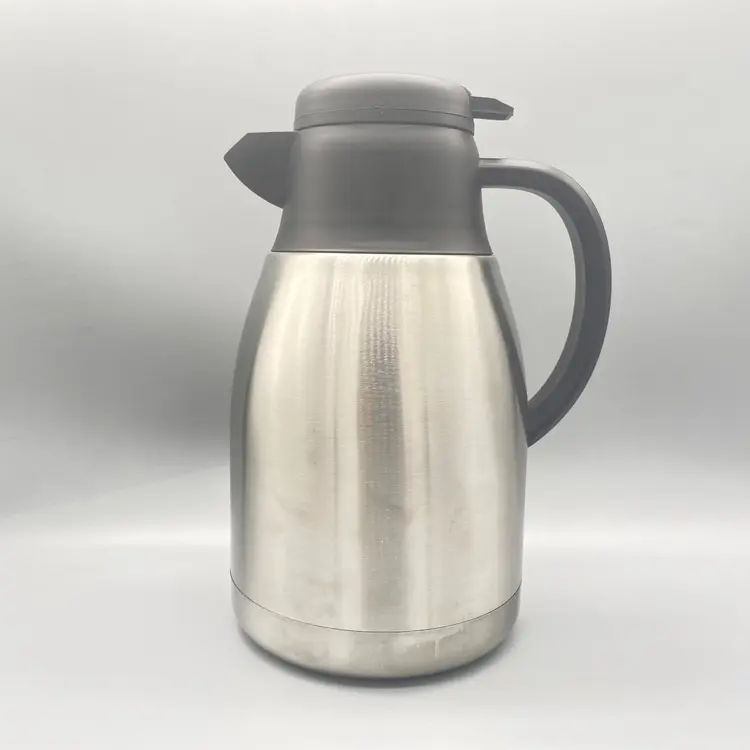 Big Capacity Large Double Wall 2L Thermal Stainless Steel Coffee/ Tea Pots for Restaurants