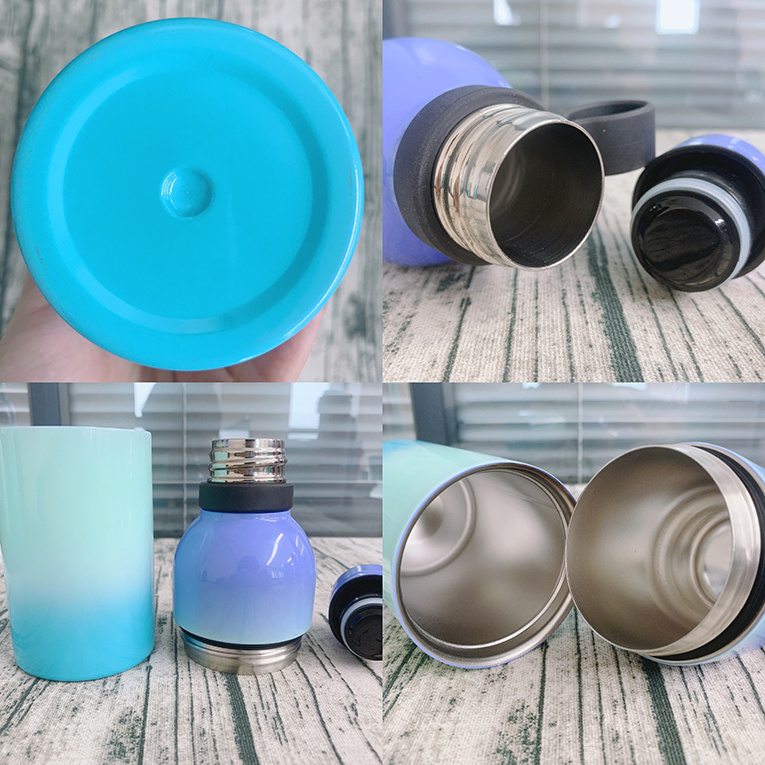 OEM/ODM High Quality Water Bottle Vacuum Flask Double Wall Insulated Stainless Steel Sports Can Cooler