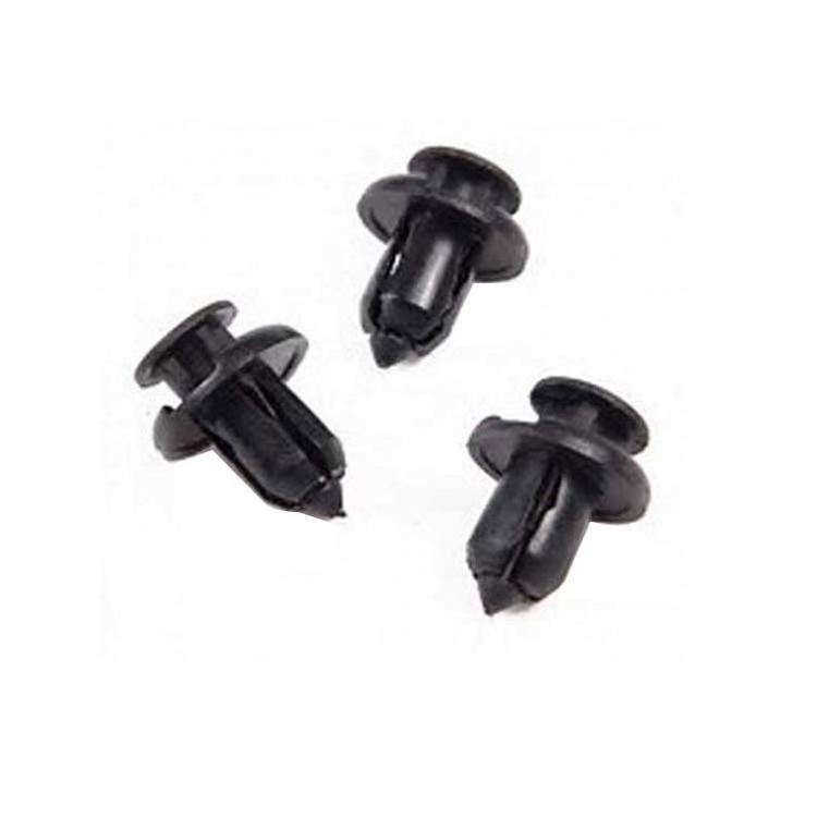 China good quality natural 8mm nylon auto wheel drive rivet black white plastic fasteners snap push rivet for car