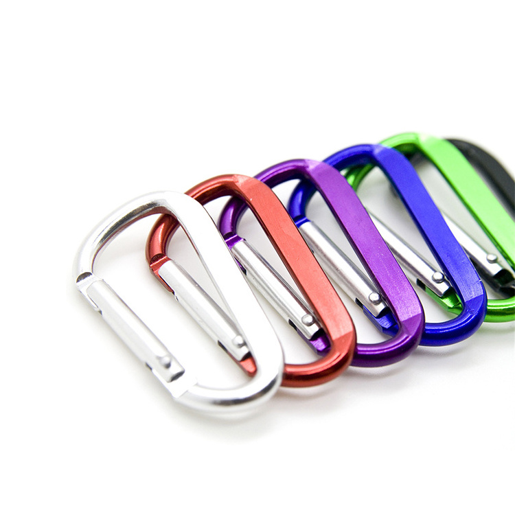 Good Quality Matte Buckle Hook Stainless Steel 304 316 Aluminium Oval Shape Carabiner 50Mm