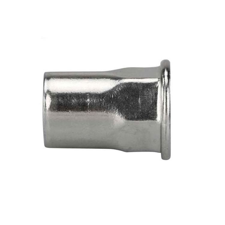 China supplier wholesale flat head blind rivet m4 m5 m20 m8 knurled threaded inserts rivet nut