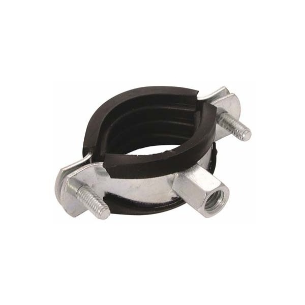 China supplier custom rubber pipe clamp plastic cable hose clamp Steel quick release pipe clamps with EPDM rubber