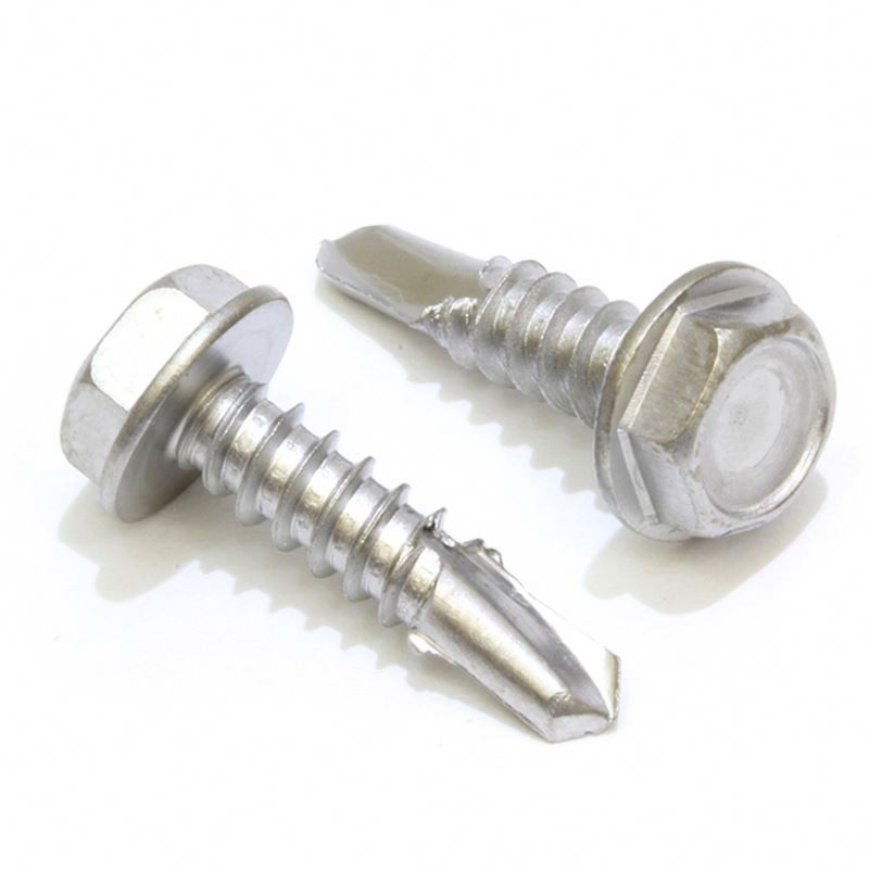 Wholesale Hexagonal head self drilling screw stainless steel wood tek hex flange drilling screws