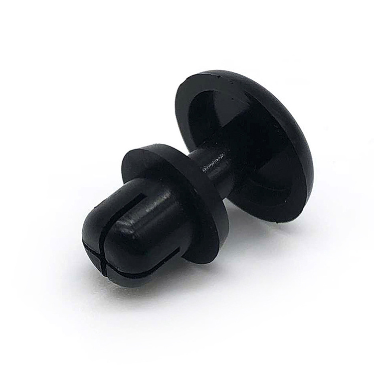 China good quality natural 8mm nylon auto wheel drive rivet black white plastic fasteners snap push rivet for car