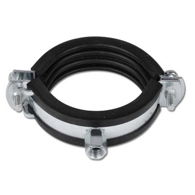 China supplier custom rubber pipe clamp plastic cable hose clamp Steel quick release pipe clamps with EPDM rubber