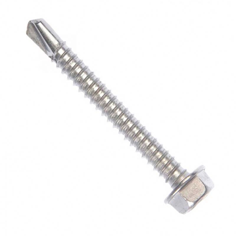 Wholesale Hexagonal head self drilling screw stainless steel wood tek hex flange drilling screws