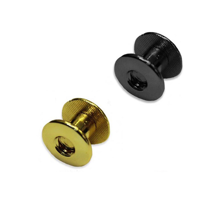 China custom m2 m5 m8 5mm 8mm 12mm 70 mm 1/8 brass book binding post rivets slotted chicago screw color male and female screws