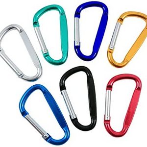 OEM manufacturers d ring carabiner carabiner logo laser flat carabiner keychain