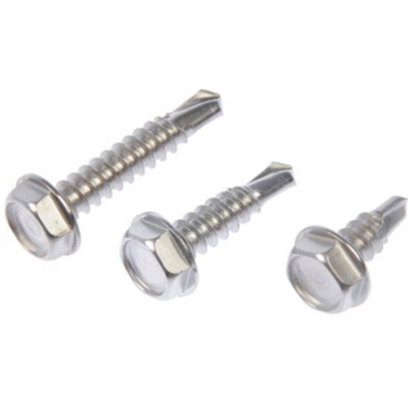 Wholesale Hexagonal head self drilling screw stainless steel wood tek hex flange drilling screws