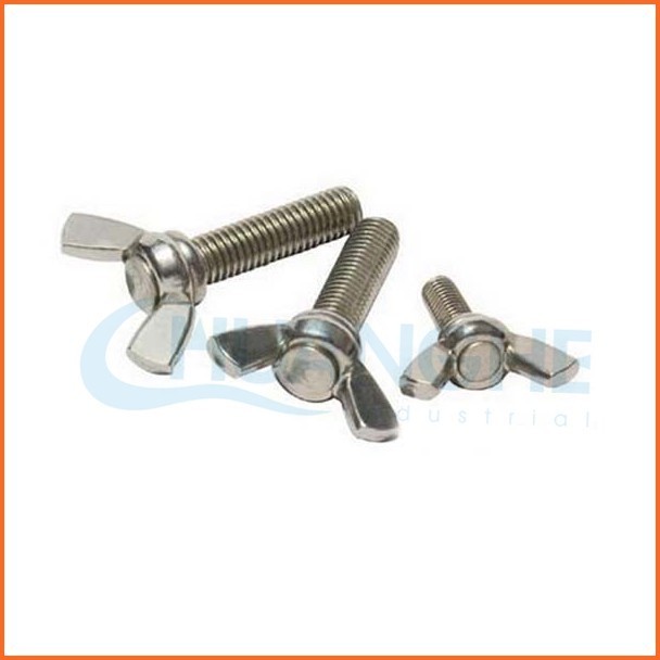 Customized stainless steel wing nuts with bolts swing bolt with nut