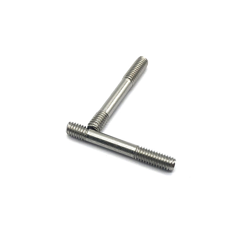 Factory wholesale threaded rod customized size metal stainless steel threaded rod