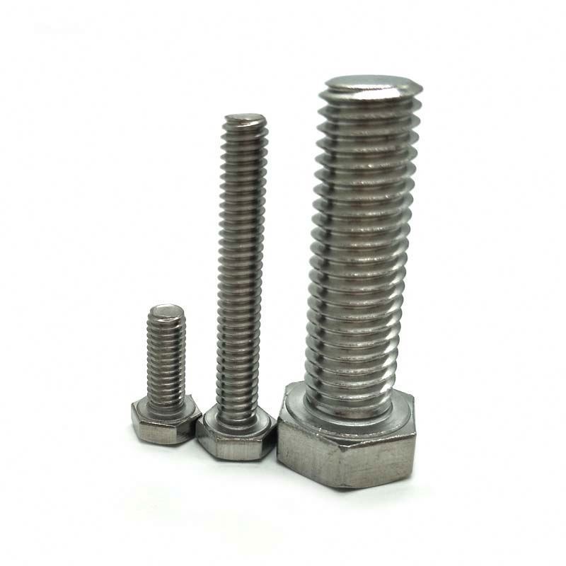 China supplier Manufacturing 9mm m8 m20 m22 hex head bolt Stainless Steel sus316 a4-70 Hex Bolt And Nuts