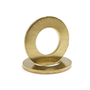 China supplier custom metal brass fender washers m16 flat washer thin washers shims