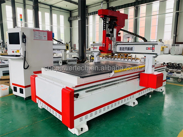 Good price 1300*2500mm cnc router engraving machine with atc spindle servo motor